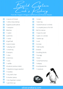 Downliada free checklist of Captain Cook's Rookery collection from Mr. Popper's Penguins | oliverandtara.com